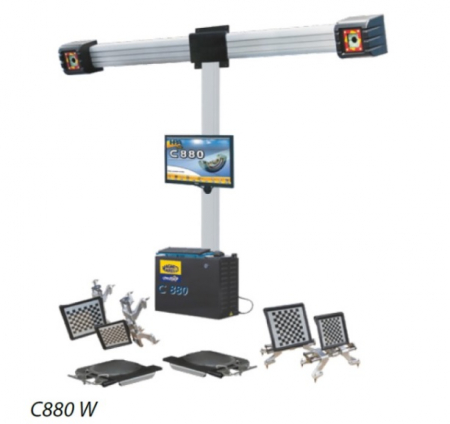 Echipamente - Dispozitiv de aliniere a rotilor 3D 3D C880W, cleme: 11"-21", groapa de inspectie: canal inspectie, comunicare: wireless