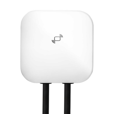 Dispozitiv incarcare masina electrica EVSE mobile charger Akyga AK-EC-21 LCD, numar faze: 3, 11kW, culoare: negru/albastru, cablu tip 2 (cu capac; cu reglare de putere; cu cronometru)  [1]