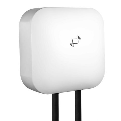 Dispozitiv incarcare masina electrica EVSE mobile charger Akyga AK-EC-21 LCD, numar faze: 3, 11kW, culoare: negru/albastru, cablu tip 2 (cu capac; cu reglare de putere; cu cronometru)  [2]