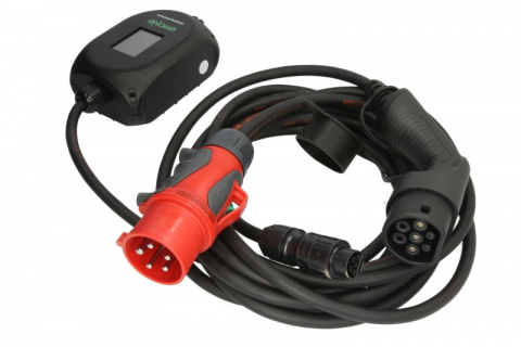 Electrice - Dispozitiv incarcare masina electrica EVSE mobile charger EMONE One, numar faze: 1, 7,4kW, culoare: negru/alb, cablu tip 2
