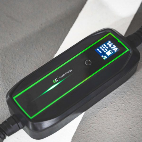 Dispozitiv incarcare masina electrica EVSE mobile charger GC Powercablu, numar faze: 1, 3,7kW, culoare: negru, cablu tip 2 [3]