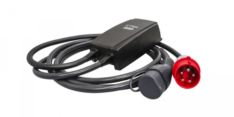 Electrice - Dispozitiv incarcare masina electrica EVSE mobile charger NJORD GO, numar faze: 3, 11kW, culoare: negru, cablu tip 2