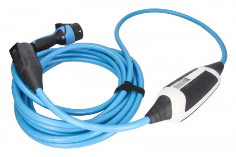 Dispozitiv incarcare masina electrica EVSE mobile charger NRGkick Pure PV, numar faze: 3, 22kW, culoare: albastru/gri, cablu tip 2 NRGkick for Photovoltaic users 32A 10m Pure [1]