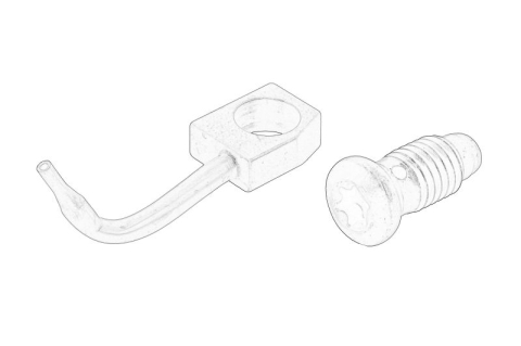 Injectie - Diuza injector ulei potrivit AUDI A1, A3; SEAT ALTEA, ALTEA XL, IBIZA IV, IBIZA IV SC, IBIZA IV ST, LEON, TOLEDO IV; SKODA FABIA II, OCTAVIA II, RAPID, ROOMSTER, YETI; VW BEETLE 1.2/1.4 05.07-05.22