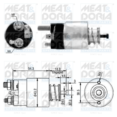Alternatoare Electromotoare - Electromotor (12V) potrivit HYUNDAI ATOS, GETZ, I10 I; KIA PICANTO I 1.0/1.1 02.98-12.13