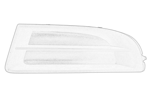 Elemente bara - Element bara (grila bara fata) Fata Stanga (nici o gaura de halogen) potrivit SKODA OCTAVIA II 02.04-06.13