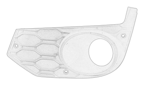 Elemente bara - Element bara (Grila bara fata) Fata Stanga potrivit IVECO DAILY VI 03.14-