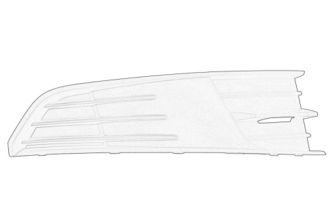 Elemente bara - Element bara (grila de intrare a aerului) Fata Dreapta potrivit SKODA potrivit SKODA FABIA III 08.14-12.22