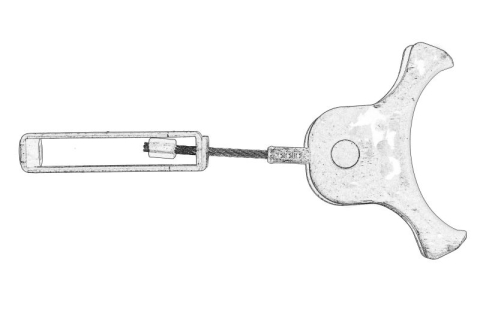 Piese Auto - Element comanda frana mana potrivit KIA CARNIVAL II 2.5/2.9D/3.5 10.01-06.06