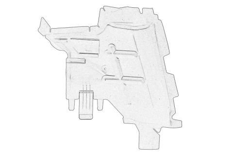 Elemente bara - Element control debit aer Dreapta potrivit OPEL CROSSLAND X / CROSSLAND 03.17-