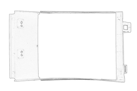 Elemente bara - Element control debit aer (pentru intercooler) potrivit DACIA DOKKER, DOKKER/MINIVAN, LODGY, LOGAN II, LOGAN MCV II, SANDERO II; RENAULT LOGAN II, LOGAN/STEPWAY II, SANDERO/STEPWAY II 03.12-