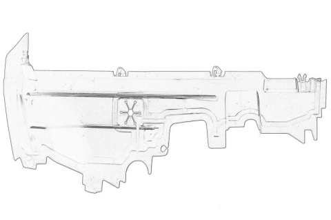 Elemente bara - Element control debit aer Stanga potrivit VW POLO VI 06.17-