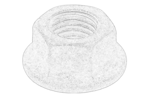 Element montare motor (piulita,) potrivit BMW X5 (E70), X6 (E71, E72) 3.0D 07.09-06.14