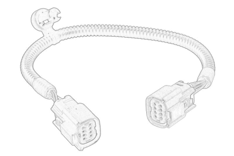 Piese Auto - Element stop spate (cablarea lampii) potrivit FORD TRANSIT V363 08.13-