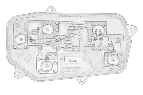 Piese Auto - Element stop spate Stanga potrivit VW CALIFORNIA T5 CAMPER, MULTIVAN T5, TRANSPORTER T5 11.03-08.15