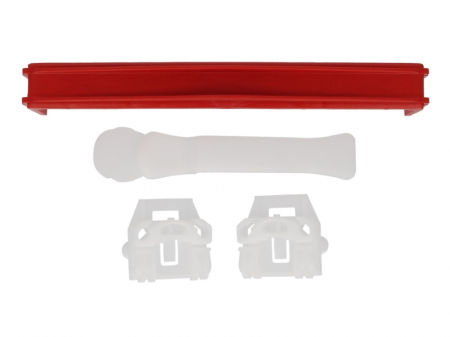 Piese Auto - Elemente conexe macara geam Fata Dreapta/Stanga (set, cu un panou de sustinere a liniei) potrivit SEAT LEON, TOLEDO II; SKODA FABIA I, FABIA I PRAKTIK; VW NEW BEETLE 01.98-10.10