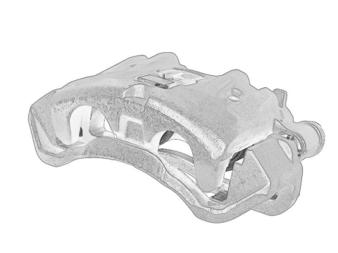 Piese Auto - Etrier frana Spate Stanga BREMBO