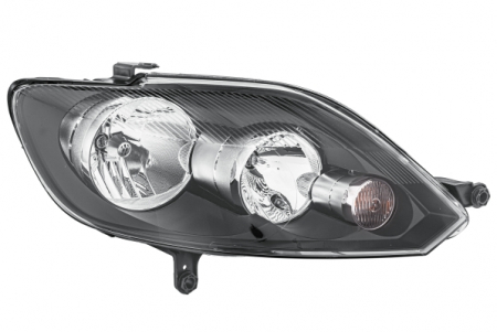 Iluminat auto - Far dreapta (2*H7/H15, electric, cu motoras, fundal cromat) VW GOLF 2009-2014