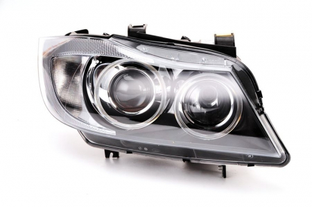 Piese Auto - Far Dreapta (bi-xenon, D1S/H7/PY21W, automat, cu motor, culoare semnalizator: portocaliu) potrivit BMW 3 (E90), 3 (E91) -06.12