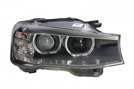 Piese Auto - Far Dreapta (bi-xenon, D1S/LED/PY21W, electric, bec, culoare semnalizator: portocaliu) potrivit BMW X3 (F25), X4 (F26) 04.14-
