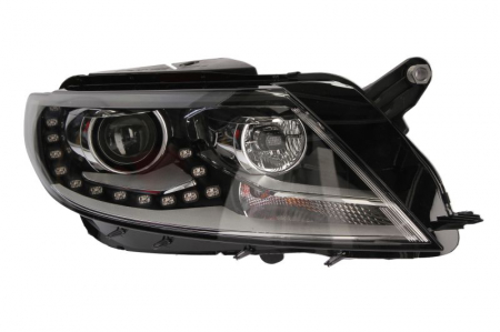 Piese Auto - Far Dreapta (bi-xenon, D3S/H7, automat, fara motoras, culoare semnalizator: portocaliu) potrivit VW CC B7 -07.17