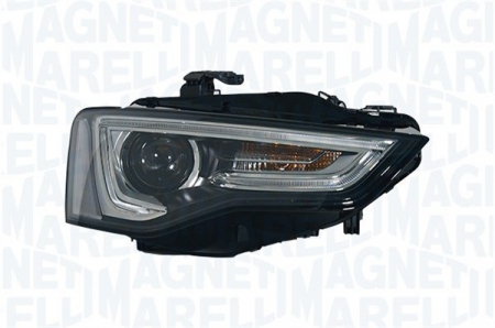 Far Dreapta (bi-xenon, D3S/LED, electric, cu motor, culoare insert: negru) potrivit AUDI A5 01.06-10.11 [2]