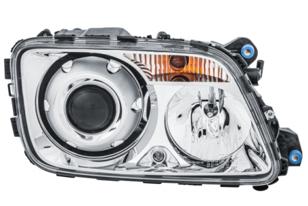 Piese Auto - Far dreapta (D1S/H1/PY21W/W5W, culoare interior: crom, culoare semnalizator: transparent) potrivit MERCEDES ACTROS MP2 / MP3 10.02-
