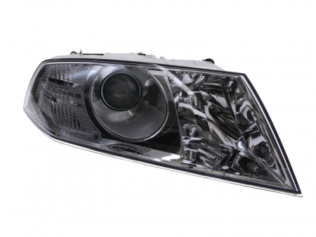 Piese Auto - Far dreapta (D1S/H1, reglaj electric, cu motoras, fundal negru) SKODA OCTAVIA II