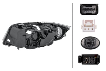 Far dreapta (D1S/H3/H8/LED, electric, cu motoras,cu iluminare in viraje) BMW Seria 3 2008-2012 [1]