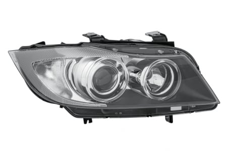 Piese Auto - Far dreapta D1S/H7, electric, cu motoras, bi-xenon, cu lumini curba BMW Seria 3 E90, E91 intre 2004-2008