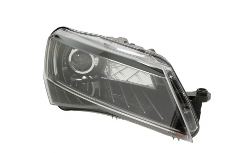 Piese Auto - Far dreapta (D3S/LED, electric, cu motoras,cu iluminare in viraje) SKODA SUPERB dupa 2015