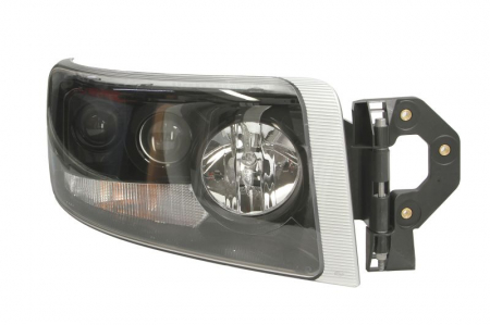 Piese Auto - Far dreapta (H1/H3/H7, manual cu halogen de ceata,, negru, Semnalizator transparent) RENAULT RVI PREMIUM 2 dupa 2005