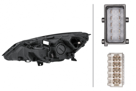 Far Dreapta (H1/H7, electric, cu motor, halogen) potrivit OPEL ASTRA K 06.15- [1]