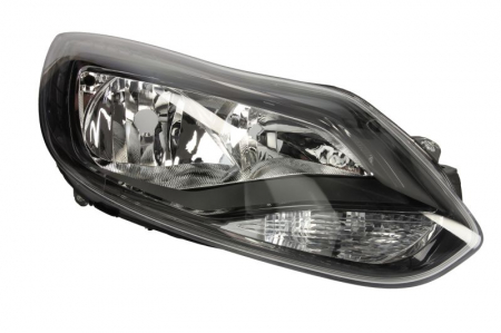 Piese Auto - Far Dreapta H1/H7, electric, cu motor, interior negru potrivit FORD FOCUS III; FORD USA FOCUS -11.14