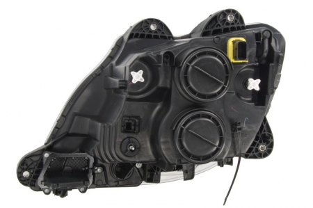 Far dreapta (H1/H7/LED/PY21W, electric, fara motor, cu lumini zi, culoare interior: crom, culoare semnalizator: transparent) potrivit DAF XF 106 10.12- [1]