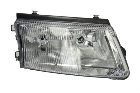 Piese Auto - Far dreapta (H1/H7, manual, fundal argintiu) VW PASSAT 1996-2000