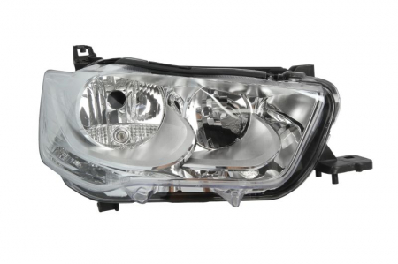 Piese Auto - Far dreapta (H1/H7/PY21W/W5W, electric, fundal transparent) CITROEN C-ELYSEE 2012-2016