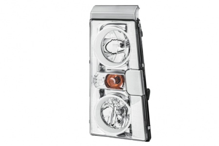 Piese Auto - Far dreapta (H1/H7/PY21W/W5W, fundal cromat, fundal transparent) RENAULT RVI MAGNUM dupa 2004