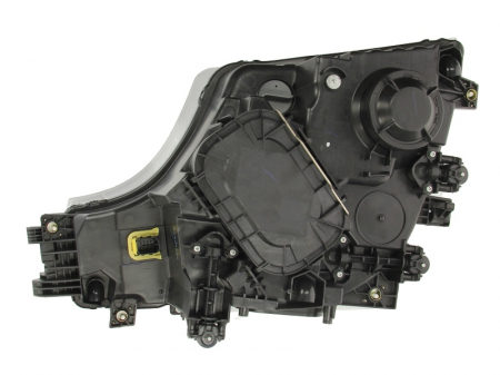 Far dreapta (H1/H7/PY21W/W5W, manual, fara motor, culoare interior: crom, culoare semnalizator: galben) potrivit MERCEDES ACTROS MP4 / MP5 07.11- [1]