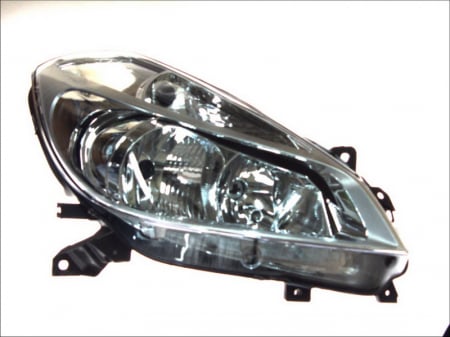 Piese Auto - Far dreapta (H1/H7, reglaj electric, fara motor) RENAULT CLIO 2008-2009
