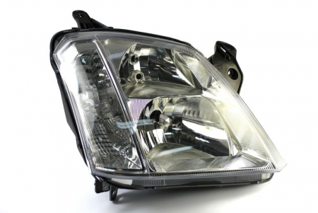 Piese Auto - Far dreapta (H1/H7, reglaj electric, fundal argintiu) OPEL MERIVA 2003-2010