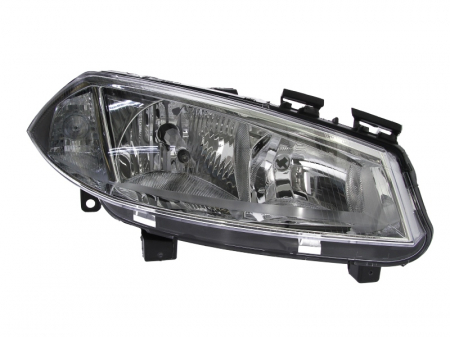 Piese Auto - Far dreapta (H1/H7, reglaj electric, fundal argintiu) RENAULT MEGANE 2002-2005