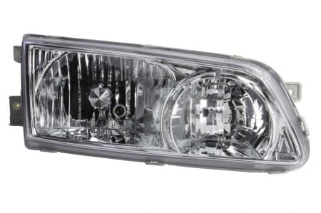Piese Auto - Far dreapta (H1/H7, reglaj electric, fundal cromat) HYUNDAI H-1 / STAREX 1997-2007