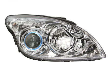 Far dreapta (H1/H7, reglaj electric, fundal cromat) HYUNDAI I30 [1]