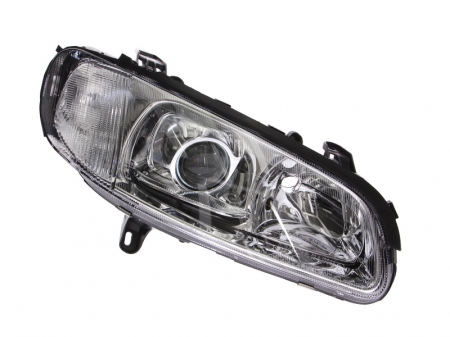 Piese Auto - Far dreapta (H1/H7, reglaj electric, fundal cromat) OPEL OMEGA 1999-2003
