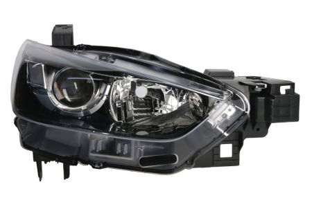 Iluminat auto - Far Dreapta (H11/H15/W5W, electric, fara motoras, culoare interior: cromat) potrivit MAZDA CX-3