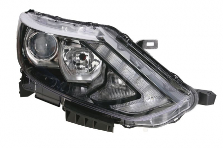 Piese Auto - Far dreapta (H11/H7, reglaj electric, cu motoras) NISSAN QASHQAI 2013-2017