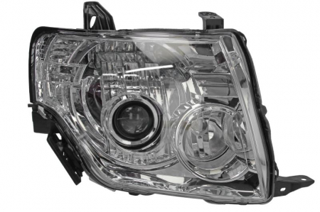 Piese Auto - Far dreapta (H11/H9, electric, fundal cromat) MITSUBISHI PAJERO dupa 2007