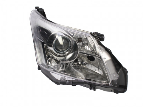 Piese Auto - Far dreapta (H11/HB3, electric, fundal cromat) TOYOTA AVENSIS 2008-2012
