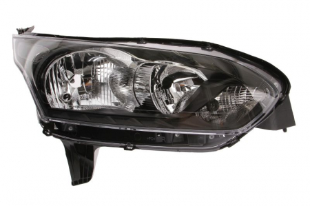 Piese Auto - Far dreapta H15/H7, electric, cu motoras, interior negru FORD TRANSIT / TOURNEO CONNECT dupa 2013